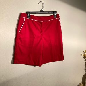 IZOD Microfiber Red Athletic Sports Shorts